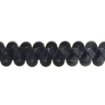1 soros elasztikus flitterbortni, 1 cm széles